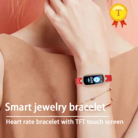 2020 new sell woman Leather Bracelet Smart Watch smart Band Female Physiological Cycle Heart Rate Blood Pressure Lady smartwatch