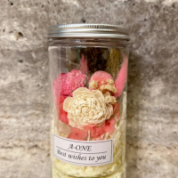 【A-ONE 匯旺】迷你花罐 索拉玫瑰花束 花束瓶 浪漫畢業小花束 乾燥花束 花材 花藝浮游花罐