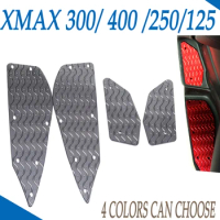XMAX 125 300 Motorcycle Footrest Footboard Foot Pedals Pads Plate for YAMAHA XMAX X-MAX 400 250 2017 2018 2019 2020 2021
