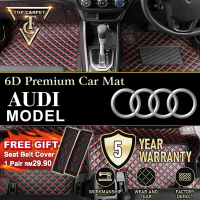 Top Carpet [ AUDI ALL MODEL ] Live 6D CARPET AUDI **Sila pilih model kereta dan warna **A5 A6 HYBRID