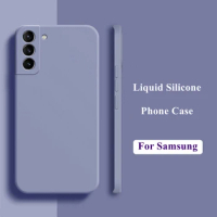 For Samsung Galaxy S22 Case Cover For Samsung Galaxy S22 Plus Ultra S21 FE A53 A73 A33 A52s A52 Shell Soft Liquid Silicone Case