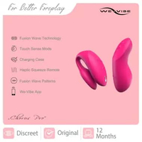 WE-VIBE Chorus Pro Couple Dual Stimultor Pasangan Dengan Kontrol Aplikasi, Fusion Wave & Haptic Sque