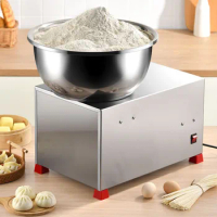 220v Electric Dough Kneading Machine Stainless Steel Commercial Dough Mixer Flour Mixer Pasta Bread and Noodles