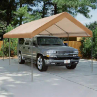 Carport, 10’ X 20’ Heavy Duty Car Canopy with Powder-Coated Steel Frame, Portable Car Canopy Party Tent Garage Boat Shelter with