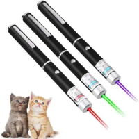 Powerfulr Green Laster Pointer 5MW 650nm Red Laser Pen LED projecter Pen Beam Laserpointer Military Hunting Accessories Cat Toy