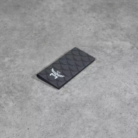 MCM Dompet MCM MONOGRAM WHITE LOGO GREY BLACK LONG WALLET 100% ORIGINAL