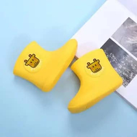 Rain Boots Jas Hujan Anak Bot Karet Anti Air Cewek Cowok SD 3 4 5 6 7 Tahun Sepatu Boots Premium Kar