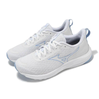 【MIZUNO 美津濃】慢跑鞋 Esperunzer 2 女鞋 超寬楦 白 藍 網布 透氣 緩衝 運動鞋 美津濃(K1GA2445-21)