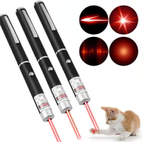 3 Pcs Cat Laser Pointer for Cats Dogs 3 Pack Laser Pointer Cat Toy for Indoor Interactive Cat Laser Toys Red Laser Pointer 5 mw