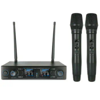 Bolymic Rechargeable Wireless Microphone System 2 Recharge Handheld Wireless System 2 Channel Professional Karaoke Microphone