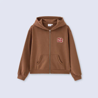 【6IXTY8IGHT】親膚棉針織拉鏈連帽外套女居家服 寬鬆剪裁 圖案設計 HW09744(迪士尼奇奇與蒂蒂系列)