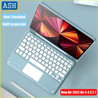 ASH Touchpad Keyboard Case For Samsung Galaxy Tab S8 Ultra 14.6" S8 S7 Plus S7 FE A8 10.5 A7 10.4 Wireless Keyboard Stand Cover