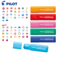 Pilot Frixion Stamp 6pcs/lot 30 Patterns Available Cute Stamps Eraserable