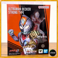In Stock BANDAI SHF Ultraman Decker Strong Type Movable Model Toys Collect S.H.FIGUARTS Red Ultraman Decker