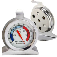 Stainless Steel Mini Fridge Thermometer Temperature Sensor High Precision Fridge Freezer For Home Kitchen