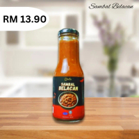 DMIX Sambal Belacan Halal Sedap Pedas 270g Botol Kaca
