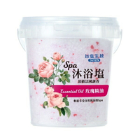 台鹽 精油SPA沐浴鹽 -玫瑰（900g/罐）【居家生活便利購】