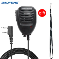 Original New Baofeng Handheld Microphone Speaker MIC for Baofeng Walkie Talkie UV-5R UV-10R BF-888S BF-82 UV-S9 Plus Accessories