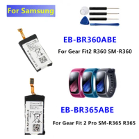 EB-BR360ABE Replacement Battery For Samsung Gear Fit2 Fit 2 R360 SM-R360 EB-BR365ABE For Samsung Gear Fit 2 Pro SM-R365 + Tools