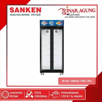 SANKEN SRS-660 SHOWCASE 2 PINTU 600L INVERTER LOW WATT ORIGINAL - -