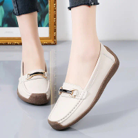 Giày Loafer Nữ Size Lớn Giày Thường Ngày Đế Mềm Giày Mẹ Giày Loafer Mọi Mùa Size 35-44