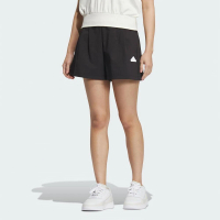 【adidas 愛迪達】短褲 女款 運動褲 TECH WV SHORTS 黑 IM8827