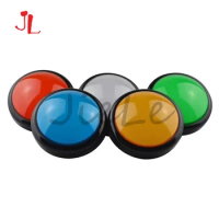 100mm Big Round Push Button LED Illuminated with Microswitch for DIY Arcade Game Machine Parts 5/12V Large Dome Light Switch