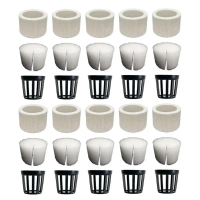 A NEW  Aquatic Plants Fixed Ring Set Ceramic Plant Fixing Basket Base Aquarium Decoration Fish Tank 