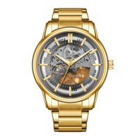 2022 Ochstin Wristwatch Luminous Hands Men Mechanical Watches Fashion Skeleton Transparent Luxury Watch Automatic Orient Clock