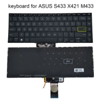US backlit laptop keyboard for ASUS Vivobook S14 S433 X421 M433 English computer notebook keyboards pc New sales 0KNB0 212PUS00