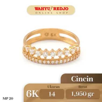Cincin Emas Kadar 6K Wahyu Redjo CC-6K 28778910PMR
