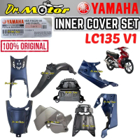 LC135 V1 135LC LCV1 LC135V1 Inner Cover Set Part Black Hitam Rear Fender Battery 1S8-F842M-00 100%