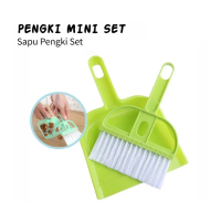 PENGKI MINI SET Sapu Pengki Set / Mini Dustpan