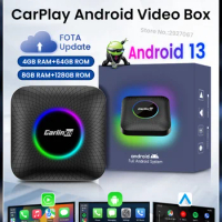 SM6225 CarlinKit CarPlay Ai Box Android 13 Smart Video Streaming Box for OEM Car Multimedia Wireless CarPlay Android Auto 8+128G