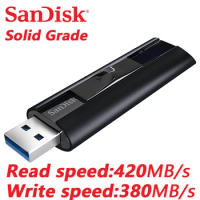 SanDisk Solid State Flash Drive 1TB USB3.2 Gen 1 512GB Portable SSD Pen Drive CZ880 128GB Extreme PRO 256GB U Disk Up to 420MB/s