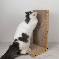 【文創集】貓抓板系列-極簡直立式貓咪中高紙抓板