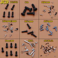 JCD Screw Kit For PS2 PS3 PS4 PSP1000 PSP2000 PSP3000 PSV1000 for Xbox 360 for NDS Lite NDSL Screws set replacement Part