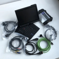 Mb Star c4 Diagnostics with Software 12/2023 480GB Ssd Laptop x220T I5 4g Tablet Full Item Cables Ready to Work WINDOWS10