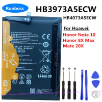Original HB4073A5ECW HB3973A5ECW 5000mAh for Huawei Honor Note 10 , 8X Max , Mate 20X EVR-AL00 RVL-AL09 RVL-AL10 Phone Battery