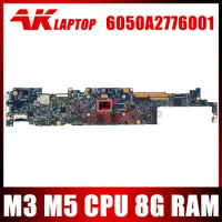 FOR HP EliteBook Folio G1 Laptop Motherboard mainboard M3-6Y30 M5-6Y54 M5-6Y57 CPU 8GB RAM 6050A2776001 Motherboard