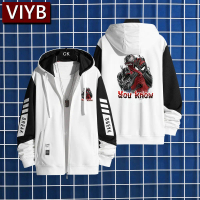 2025 Anime Superhero Collaboration Spider-Man Jacket Hoodie Long Sleeve Cardigan Autumn Winter
