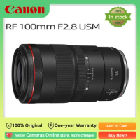 Canon RF100mm F2.8 L MACRO IS USM Full Frame Mirrorless Digital Camera Macro Autofocus Prime For R RP R5 R6(used)