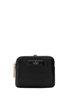 Kate Spade Carter Nylon Card Case Lanyard Black