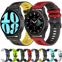 22mm 20mm Silicone Strap For Samsung Galaxy Watch 6/5/4/3 Huawei Watch GT2/Gear S3 Bracelet Wristband Amazfit GTR/Stratos Correa