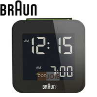 ::bonJOIE:: 美國進口 Braun BNC008 Alarm Clock 百靈數位鬧鐘 (黑色款)(全新盒裝) 博朗 時鐘 德國