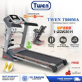 Twen T-800 Treadmill Elektrik Multifungsi - Alat Fitness Rumah