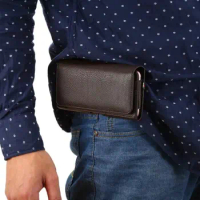 Men Belt Clip Leather Pouch Waist Bag Phone Cover for Samsung Galaxy A71 A51 A50 A60 A11 A40s A70 A80 A20e A10 A10 S10 M20 0 A6