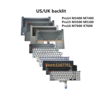 Laptop US/UK/UI Backlight Keyboard Cover/Shell for Asus Vivobook Pro 14X 15 16 M3400 M3401 M3500 M5100 M7400 M7600 M7600Q