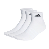 adidas 愛迪達 襪子 短襪 運動襪 9雙組 T SPW ANK 3P 白 HT3468 (2856)
