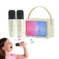 Portable Karaoke Machine Handheld Speaker Wireless Mini Karaoke Machine Funny Karaoke Toys For Kids Adults Karaoke Speaker